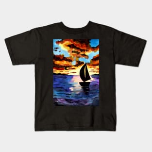 Sunset after the Storm Kids T-Shirt